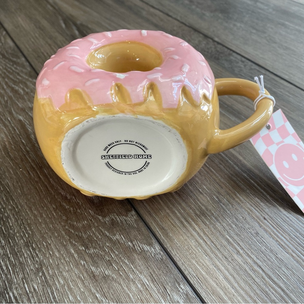 Ceramic Donut Mug - Delicious Glaze Doughnut Mug by Sheffield homes. - Picture 8 of 10